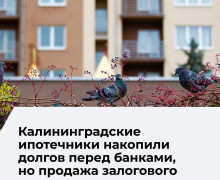 Продажи залоговых квартир в Калининградской области резко сократились в первом полугодии 2026 года