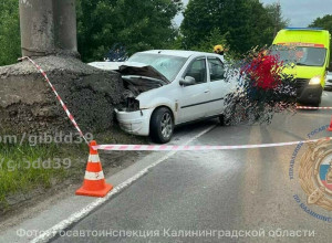 Две смертельные аварии произошли в Калининграде и на Куршской косе за один вечер