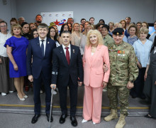 Андрей Кропоткин поздравил сотрудников фонда «Защитники Отечества» с трёхлетием