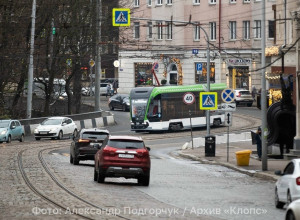В Калининграде временно изменили маршрут трамвая №3 из-за ремонта дороги у зоопарка