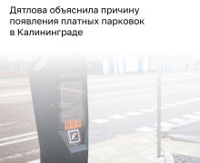 Платные парковки в Калининграде вводят для упорядочения дорожного движения, а не ради доходов бюджета