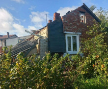 В Полесском районе при хлопке газа обрушилась пристройка к дому, пострадала пенсионерка