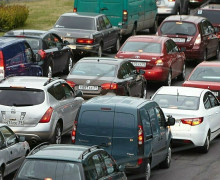 Участок у ТЦ «Гиант» открыт, но движение в Калининграде утром 6 апреля остаётся напряжённым