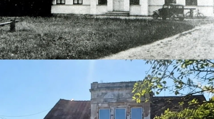 Первисау: гостиница Отто Блаумана 1940 года и полужилой дом 2026 года в посёлке Рожково