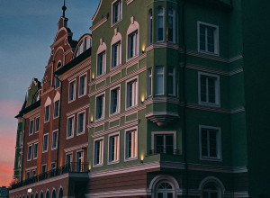 Калининград в вечернее время