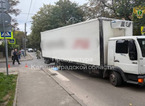 В Калининграде водитель грузовика получил срок за смертельное ДТП с участием школьника