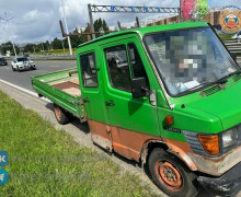 В Калининграде установили владельца грузовика с техническими неисправностями