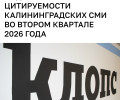 «Клопс» сохранил лидерство в рейтинге цитируемости калининградских СМИ