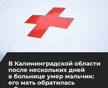 В Калининградской области следователи проверяют обстоятельства смерти ребенка после госпитализации