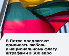 В Литве предложили в десять раз увеличить штрафы за отсутствие флага в праздники