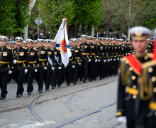 На площади Победы в Калининграде прошёл парад в честь 81-й годовщины Победы