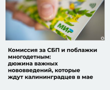 С мая в Калининградской области вступают в силу изменения в выплатах, налогах и маркировке товаров