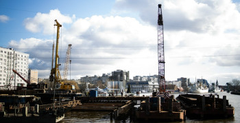 Готовность дублёра двухъярусного моста в Калининграде достигла 45%