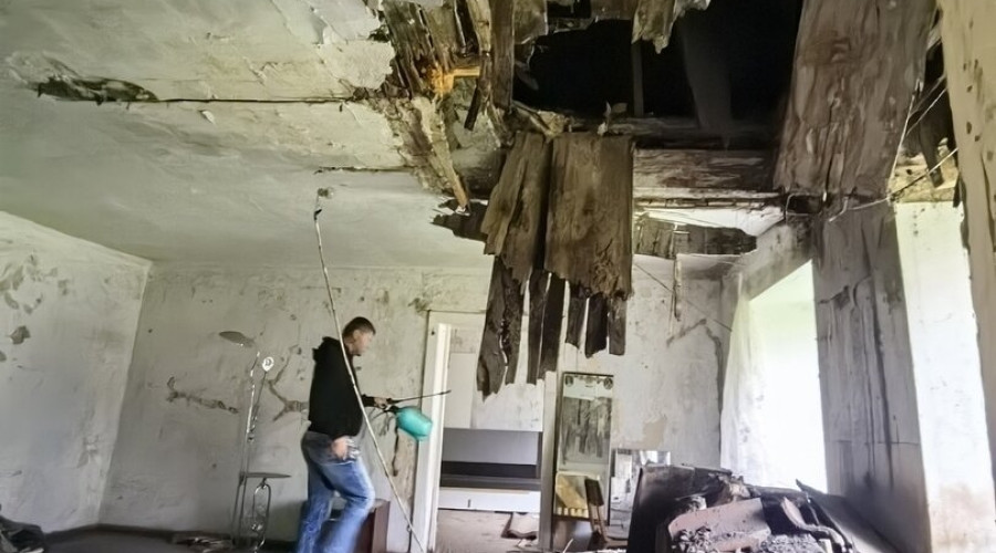 В 200-летнем доме в Донском обрушился потолок: жильцы опасаются за безопасность