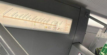 В Калининград прибыла «Ласточка» с московской схемой движения и неисправными дверями