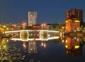 Калининград в вечернем свете: классический взгляд на город