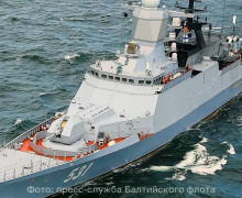Корвет «Сообразительный» нанёс удар по условному противнику в Балтийском море