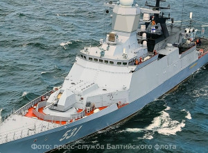 Корвет «Сообразительный» нанёс удар по условному противнику в Балтийском море