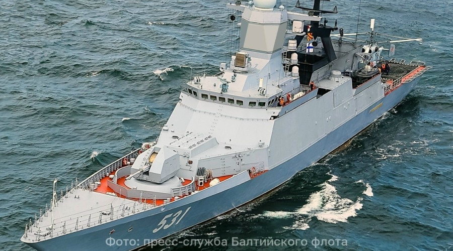 Корвет «Сообразительный» нанёс удар по условному противнику в Балтийском море