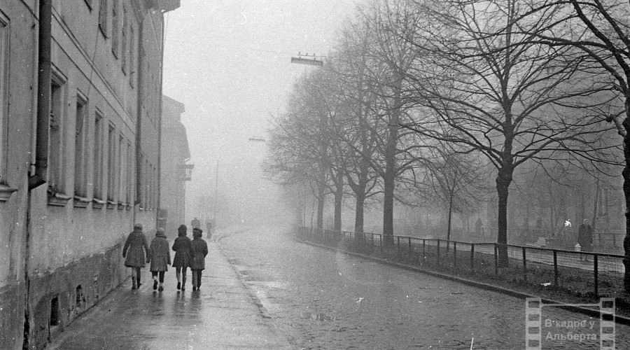Улица Павлика Морозова в Балтрайоне: фотография 1966 года