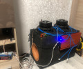 Продам музыкальное оборудование: динамики AMP 1000w, усилитель BARRACUDA, кораб на 110л