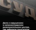 В Калининграде после проверки семейного центра на Карамзина двум предпринимателям грозят штрафы