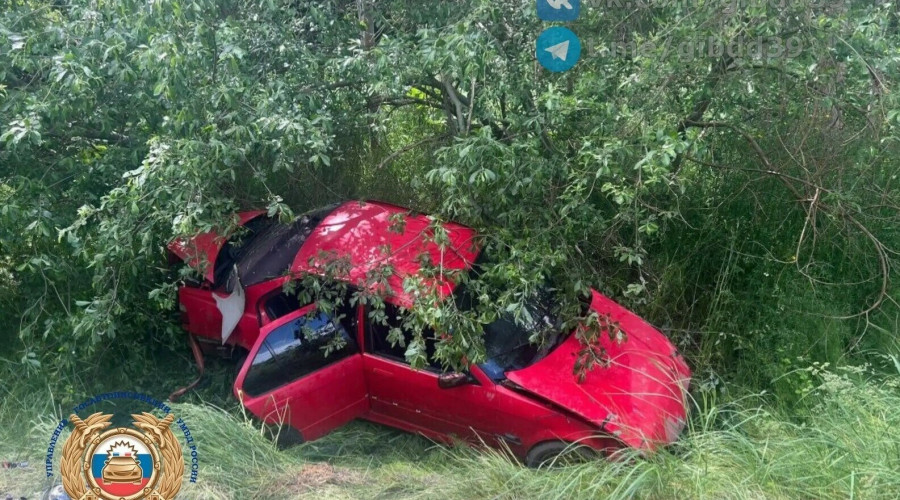 В Багратионовском районе BMW съехал в кювет: четверо пострадавших