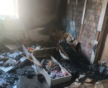 В Славском районе при пожаре пострадал ребенок