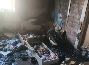 В Славском районе при пожаре пострадал ребенок