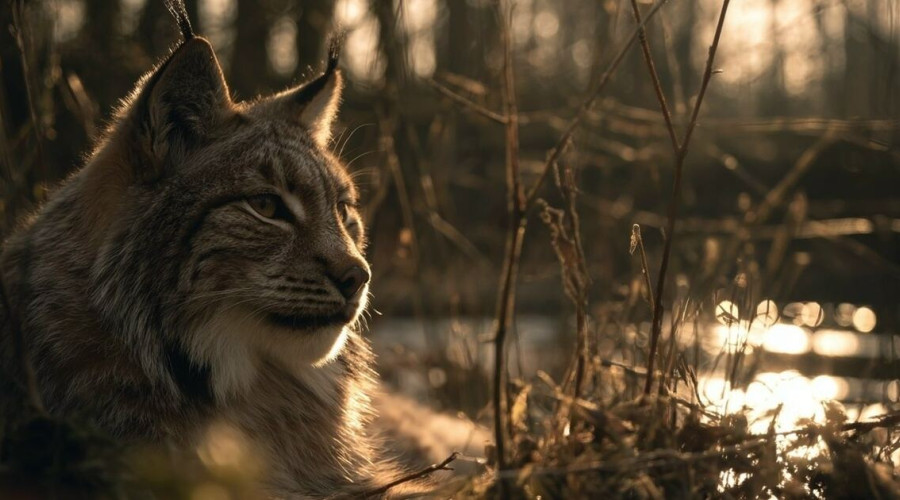 Гостья из Евросоюза: в калининградском Краснолесье заметили рысь с GPS-ошейником