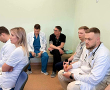 В Детской областной больнице провели учения по приёму пострадавших при ЧС