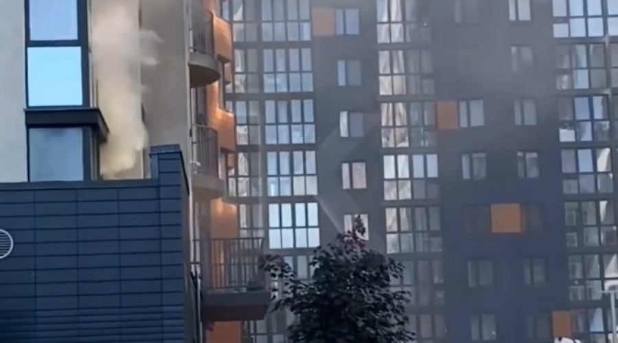 Пожар произошел на улице Батальной в Калининграде