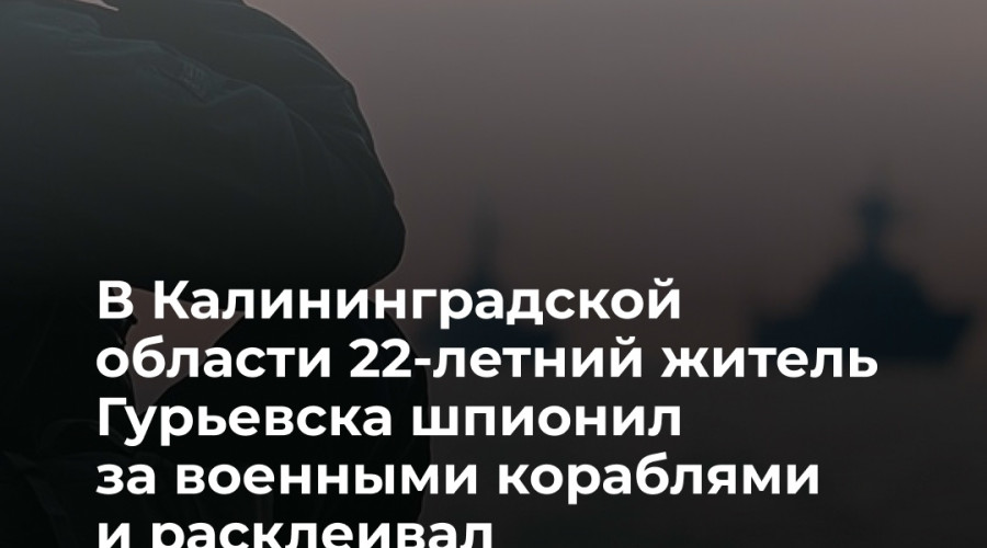 Житель Калининградской области осуждён за государственную измену
