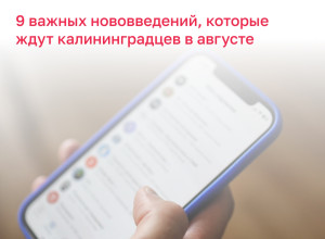 Что изменится в жизни калининградцев с августа: налоги, безопасность, поддержка военных и реклама вина