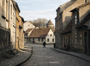 Прогулка по тихим переулкам центра Черняховска