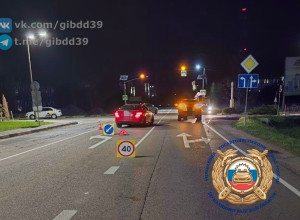 В Калининградской области в ДТП на трассе Зеленоградск — Приморск пострадал мотоциклист