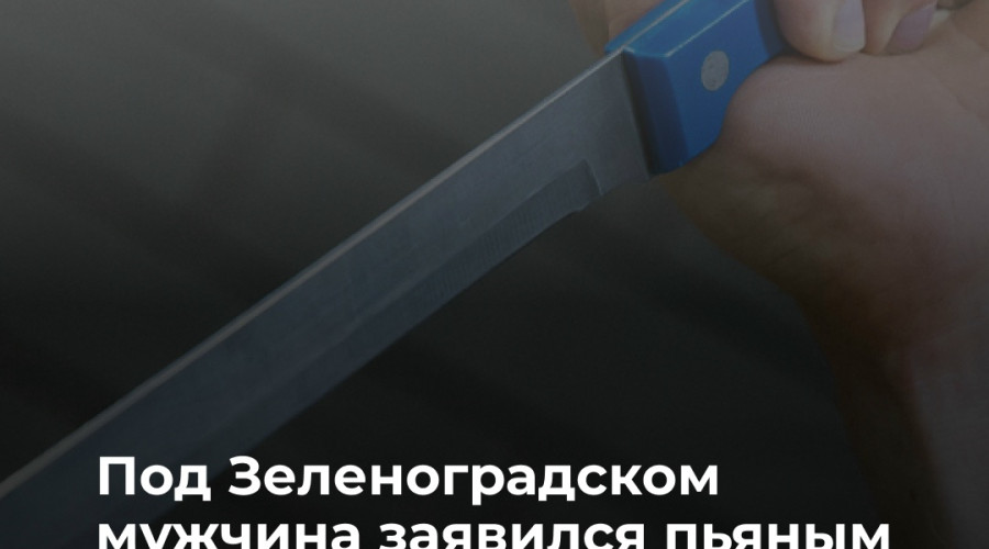В Краснофлотском пьяный работник угрожал ножом своему начальнику