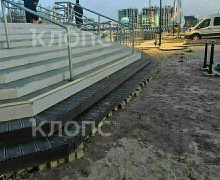 На Философском мосту в Калининграде частично демонтировали покрытие и ограничили проход