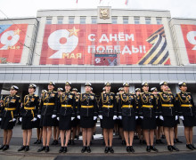 На площади Победы в Калининграде прошёл парад в честь 81-й годовщины Победы