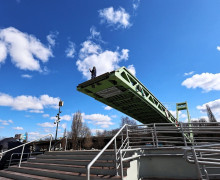 В Калининграде состоялось открытие пешеходного моста от парка «Юность» на остров Канта