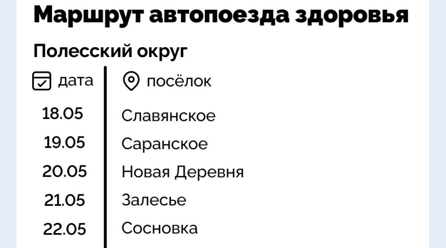Мобильные медицинские комплексы направят в Полесский и Озёрский округа