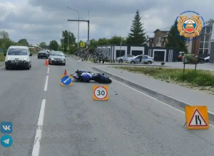 В ДТП под Калининградом пострадал мотоциклист