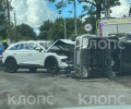 На Броненосной улице произошло столкновение двух легковых автомобилей