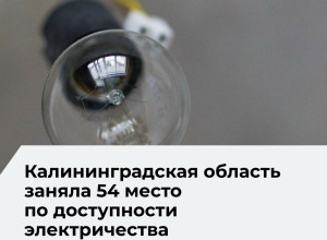 Эксперты назвали стоимость электроэнергии в Калининградской области
