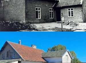 Трёмпау здание старой школы 1920г