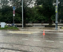 В Калининграде мотоциклист пострадал в ДТП на улице Октябрьской