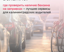 Как водителям в Калининградской области найти работающую АЗС с нужным топливом