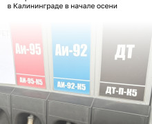В Калининграде стоимость бензина и дизеля осталась без изменений с конца августа