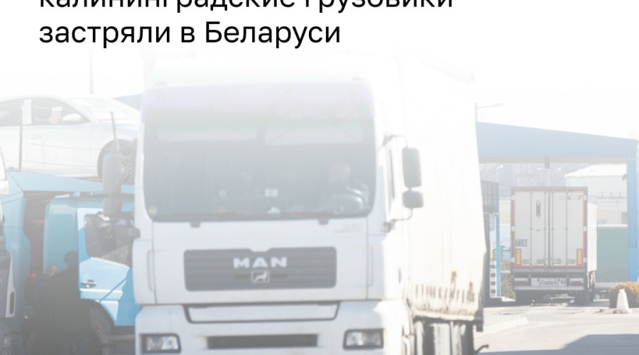 Калининградские перевозчики сообщают о задержках тягачей на границе с Беларусью