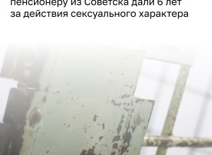 Житель Советска осуждён за развратные действия в отношении 10-летней девочки